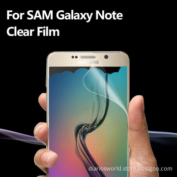 Ultra Thin High Clear Screen Protector Film Anti Fingerprint Anti Glare PET Screen Protector For Samsung Galaxy Note5